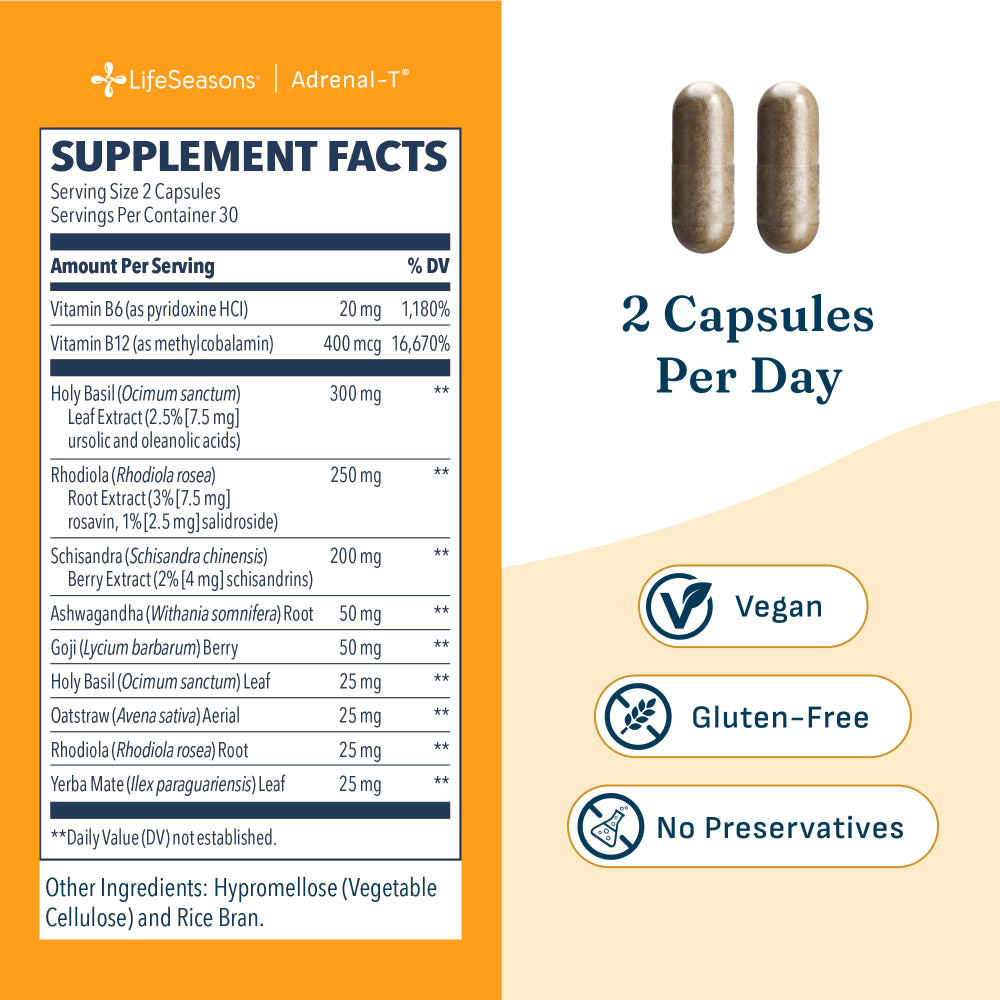 Adrenal-T | Steady energy and cortisol balance for stress +