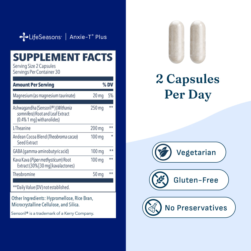Anxie-T Plus | Lasting calm support when anxiety hits | LifeSeasons