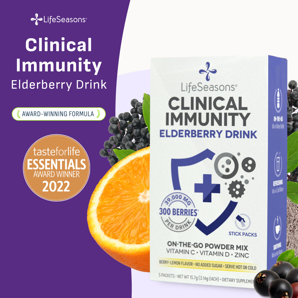 Clinical Immunity Elderberry Drink | Fast support when you feel