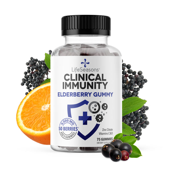 Clinical Immunity Elderberry Gummies | Daily elderberry immune