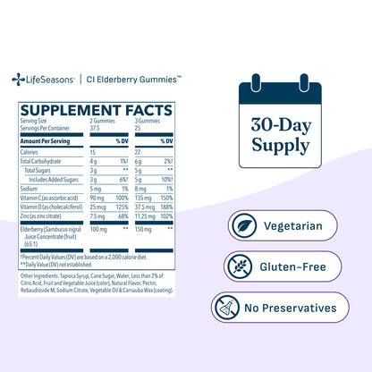 Clinical Immunity Elderberry Gummies