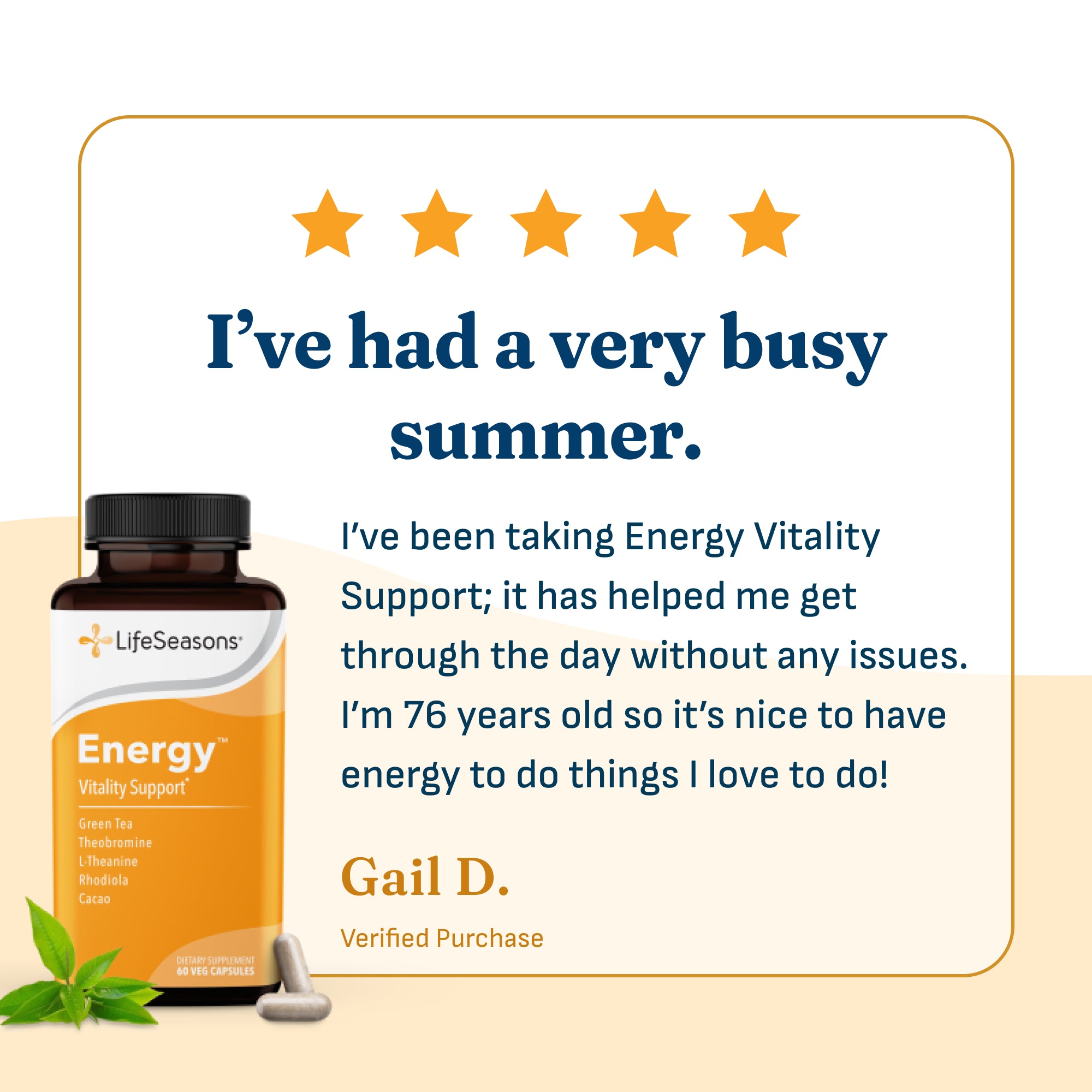 Energy | Steady energy & alertness without the spike-and-crash
