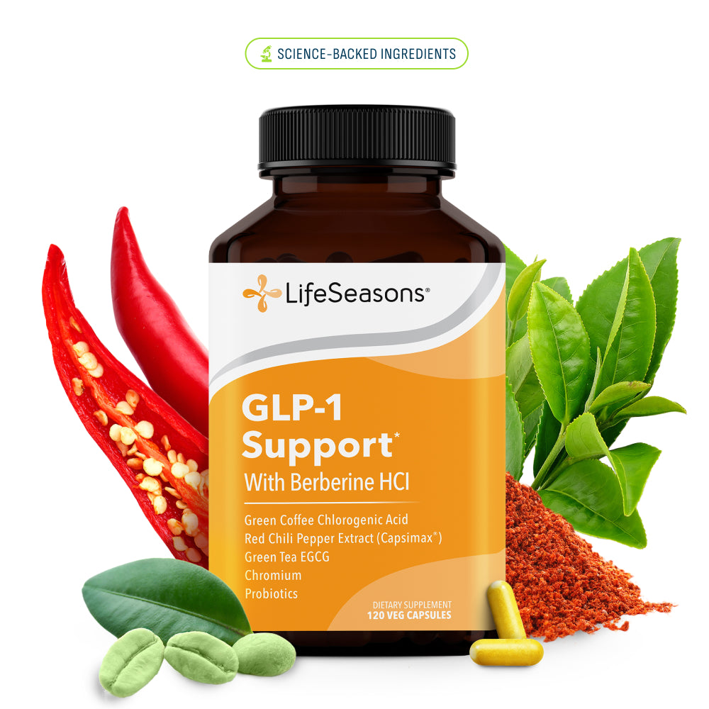 GLP-1 Support | Appetite support for cravings and fullness control | LifeSeasons GLP-1 Support | Appetite support for cravings and fullness control | LifeSeasons