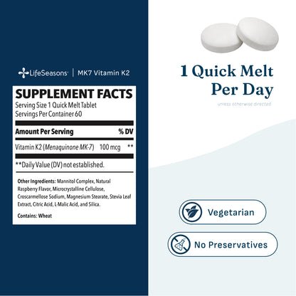 MK-7 Vitamin K2 Quick Melts
