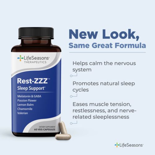 RestZZZ Sleep Support LifeSeasons Natural Health Supplements