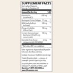 Mobili-T Joint Support Supplement Facts sheet