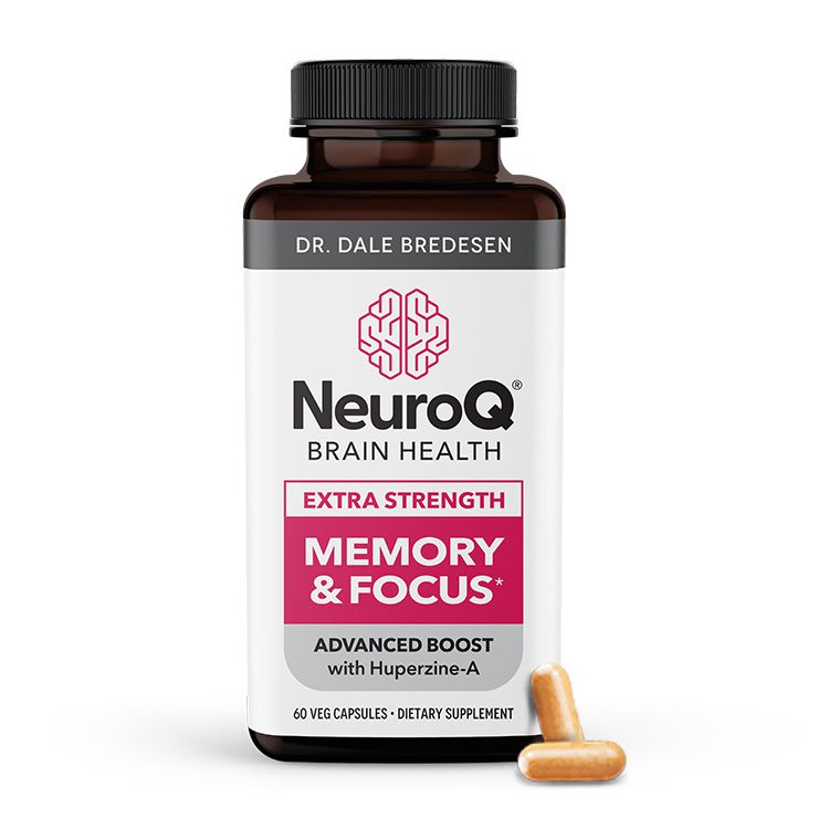 NeuroQ Extra Strength Memory & Focus bottle front